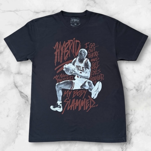 💟💎Dennis Rodman Vintage Short Sleeve Tee - Picture 3 of 12